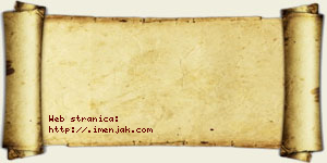 Anđela Radaković vizit kartica